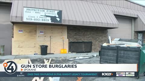 Spokane Police Department reports 3 gun store robberies in 2 days