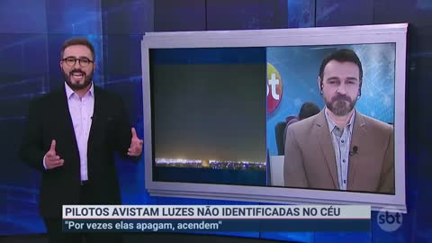 Pilotos relatam luzes não identificadas no céu de Porto Alegre | Primeiro Impacto (07/11/22)