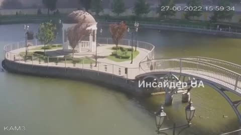 Úder ruské rakety Iskander na sklad západních zbraní k Kremenčugu