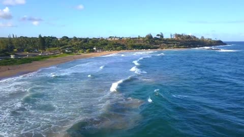 Aerial Hawaii Drone Footage with Relaxing Hawaiian Music