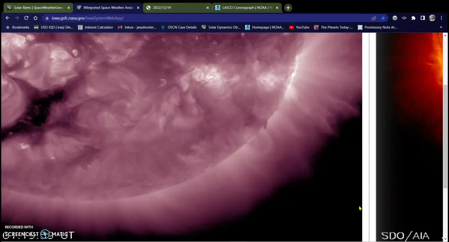 6 M-Flares so far, Solar Weather Update & Ufo's 12-14-22