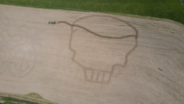 Tractor Driver 'Freehands' Corn Maze