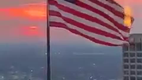 Funny flag ceremony