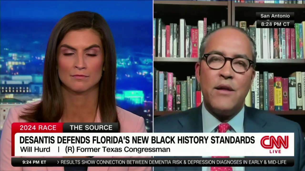 'Slavery Was Not A Jobs Program!' Will Hurd Rips DeSantis on Florida 'Benefits' of Slavery Flap