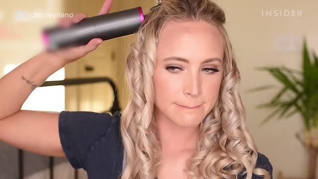 Cordless Curler Styles Hair On The Go