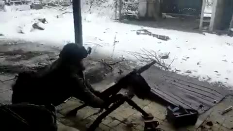 It’s snowing in Bakhmut.