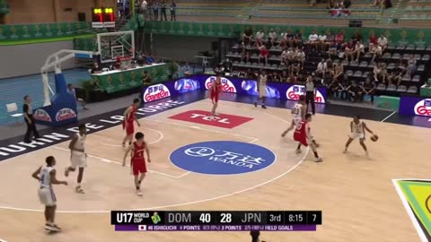 Rodrigo Aybar vs Japan U17 FIFA World Cup Basketball Highlights-2022