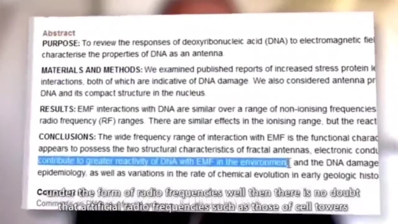 5G ELECTROMAGNETIC FREQUENCIES (EMF)