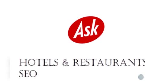 Hotels & Restaurants Websites SEO Services