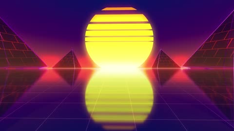 Going toward the sun on a cyberpunk world