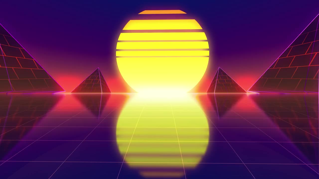 Going toward the sun on a cyberpunk world