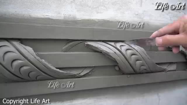 New and unique ideas to decorate cement reliefs