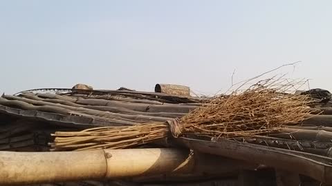 Village huts in Nigeria (West Africa)