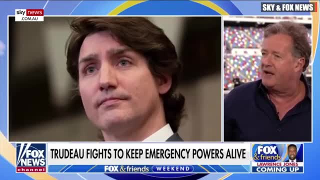 Piers Morgan slams Trudeau