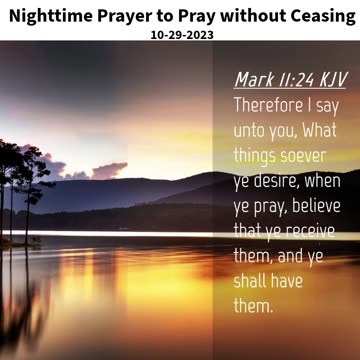 Nighttime Prayer to Pray without Ceasing #youtubeshorts #grace #jesus #mercy #faith #fyp #bless #joy