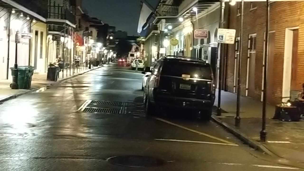 Ghost Orbs In French Quarter, New Orleans