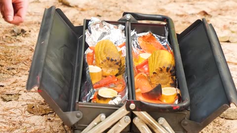 DIY portable grill from old tank and more