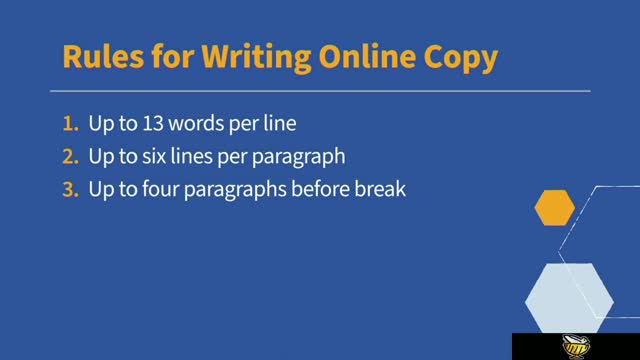 Structuring for online