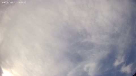 Sky TImelapse #169 - 4K - 9/9/2023