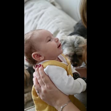 Cute baby moment