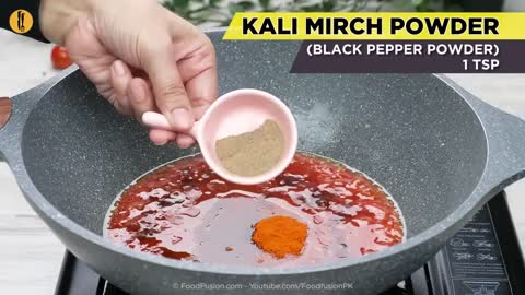 Restaurant Style Chicken Shashlik with Gravy Recipe by Food Fusion