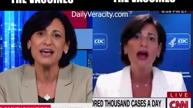 CDC Director is so consistent with her views on Covid-19 vaccinations... NOT
