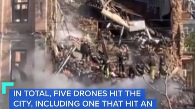 RUSSIAN SUICIDE DRONES HIT KYIV