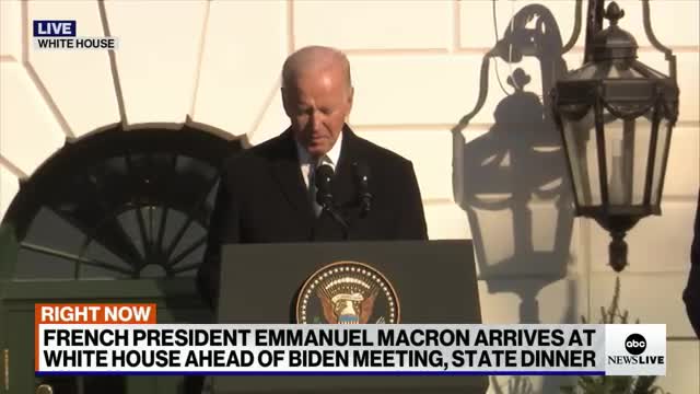 'France and the United States are facing down Vladimir Putin'- Biden l ABCNL