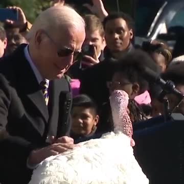 Joe Biden gets it on, Turkey Time