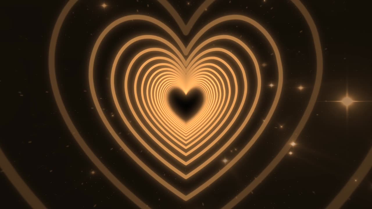 430. Heart Background🤎BrownHeart Background Neon Heart