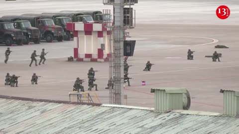 Taiwan conducts military drill at main international airport