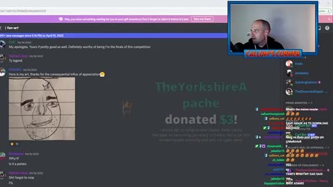 ayupcc - Callum's Corner - 23/04/22 - Fan Art & Tier Lists - A Stream