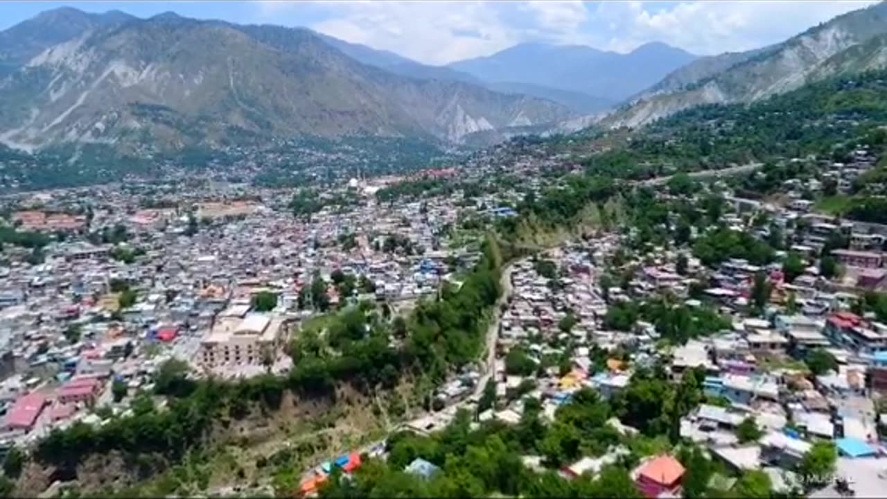 Beautiful view of Muzaffarabad