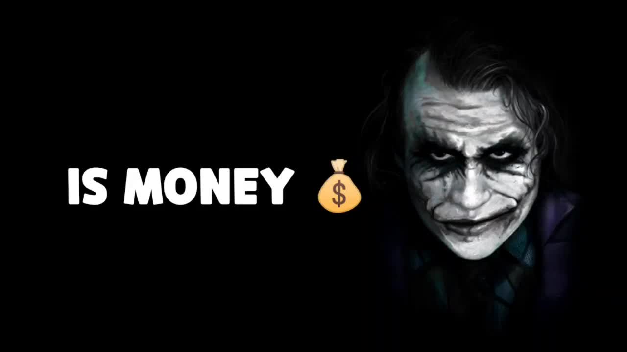 Joker attitude status 💰 money status || 😎 boys attitude whatsapp status