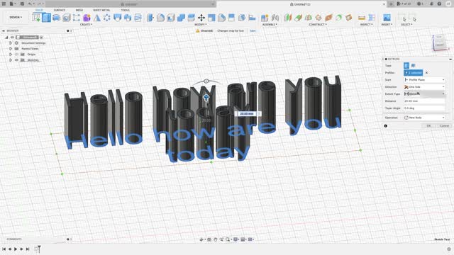(Part.14) 2D Sketching (Points & Text). Fusion 360 for the absolute beginner help series.
