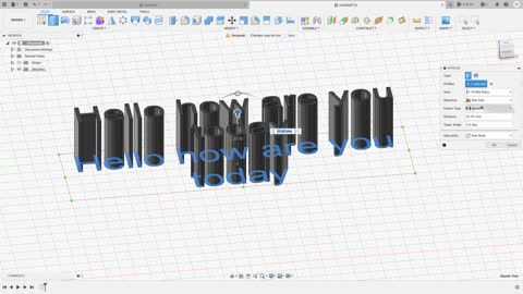 (Part.14) 2D Sketching (Points & Text). Fusion 360 for the absolute beginner help series.