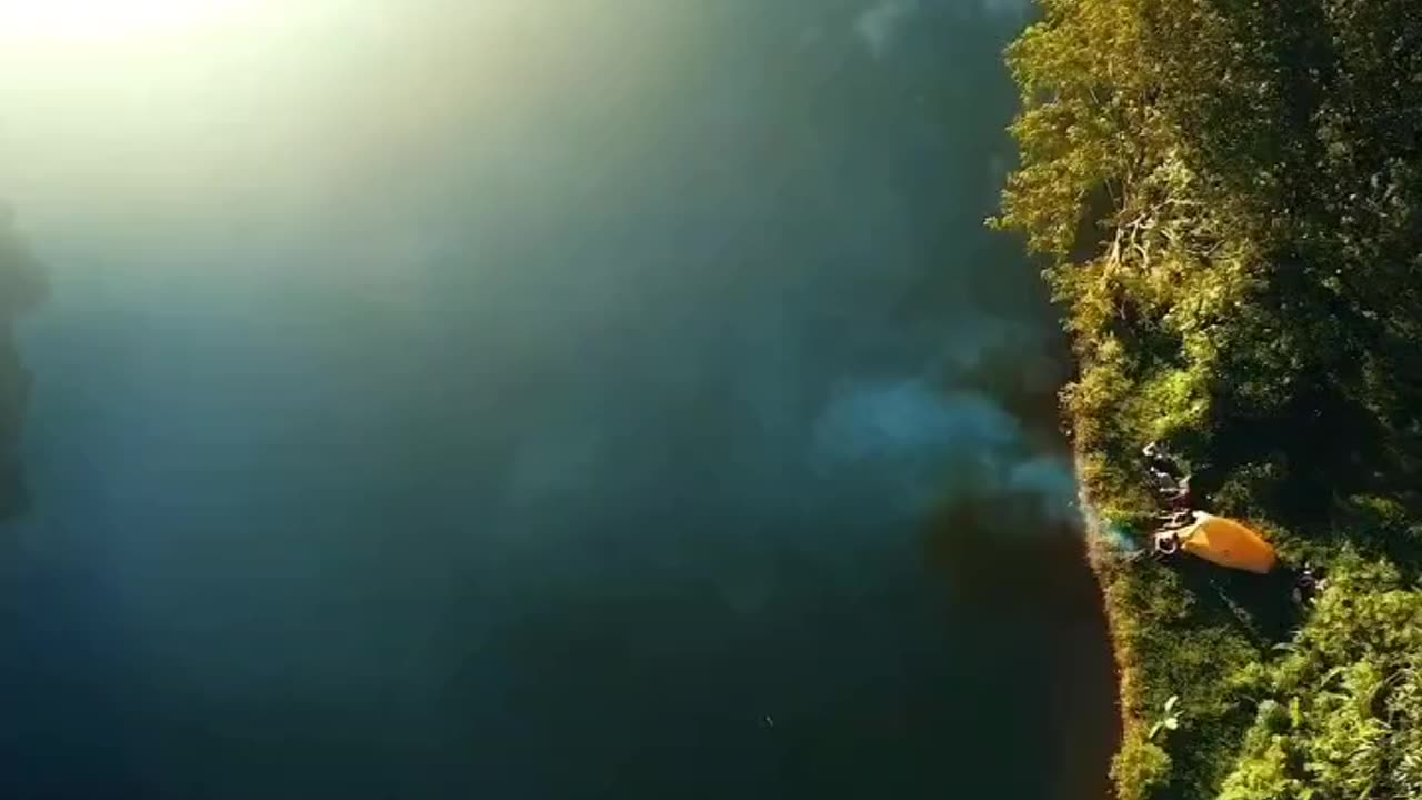 FUNNY CAMPING AND MORNING VIEW FROM DRONE!!! AWESOME