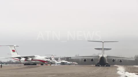 Russian A 50U takes off quietly, had not been damaged