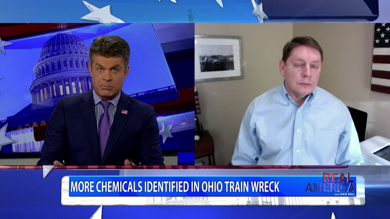 REAL AMERICA -- Dan Ball W/ Steve Milloy, Environmental Effects of the Ohio Train Derailment,2/13/23