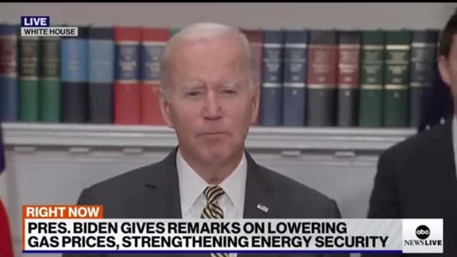 PRES.BIDEN GIVES REMARKSON LOWERING GASPRICES, STRENGTHENING ENERGY SECURITY