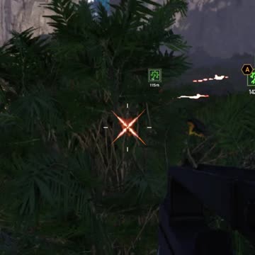 DON'T GO INTO THE LONG GRASS | Starship Troopers Extermination #shorts #StarshipTroopers