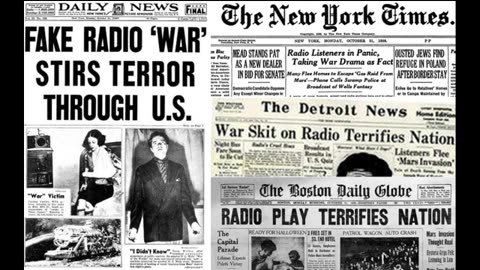 “War of the Worlds” Radio Broadcast