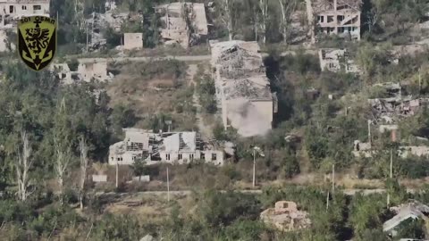 Ukrainian Drone Flies into Russian Occupied Building