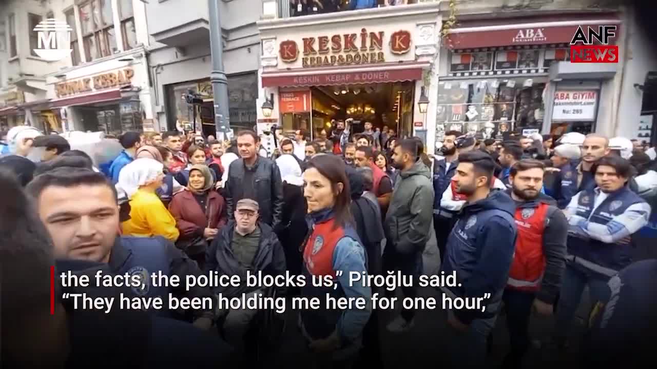 Turkish police arrest dozens in İstanbul protest against Turkey’s use of chemical weapons