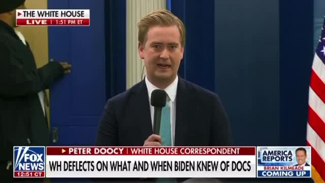 Doocy: Was going to ask Why is the president going to Wilmington isn’t that a crime scene?