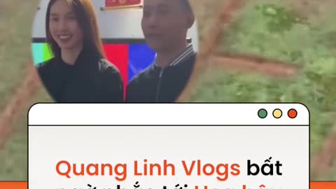 Quang Linh Vlogs bowls the flower of Thuy Tien, "signaling signals" or giggles?