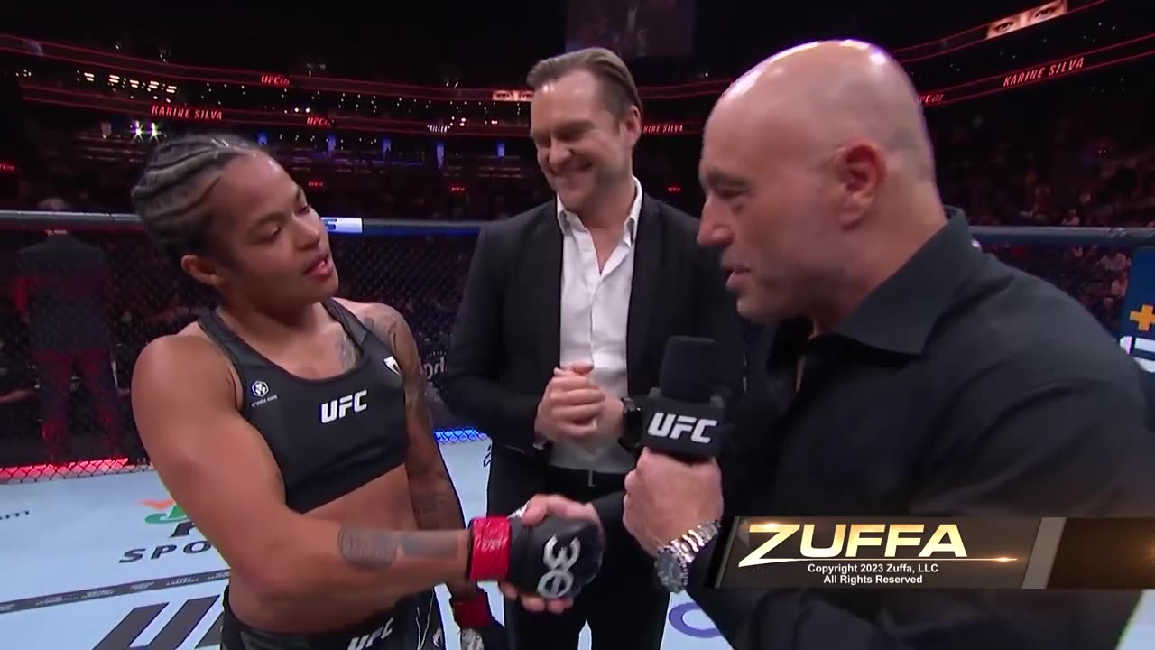 Karine Silva Octagon Interview _ UFC 292