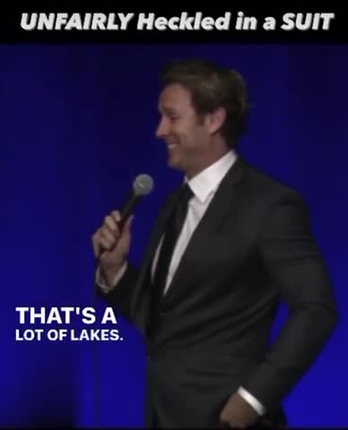 Monty Franklin stand up - Heckled in a suit