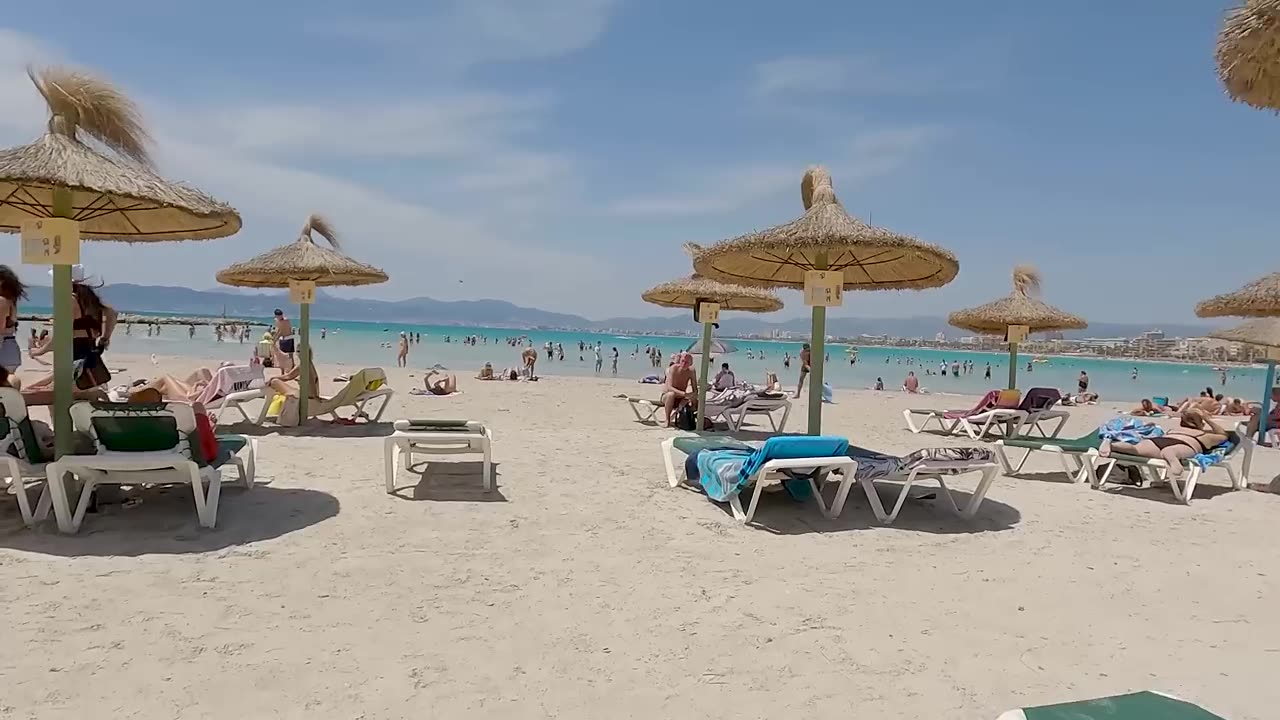 Mallorca Spain Beach Walk Tour - Balearic Island Spain