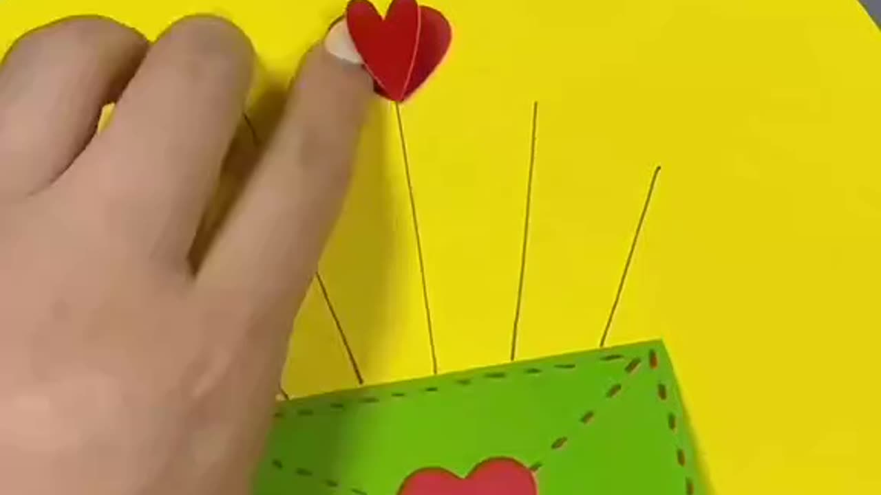 DIY Paper Cut Origami: Card decoration